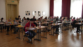 Prfung in der Aula