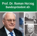 Bundespräsident a. D. Herrn Prof. Dr. Roman Herzog (Fotoquelle: Flyer der Stadt Penig)