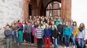 Alle Besucher des Benedikterklosters